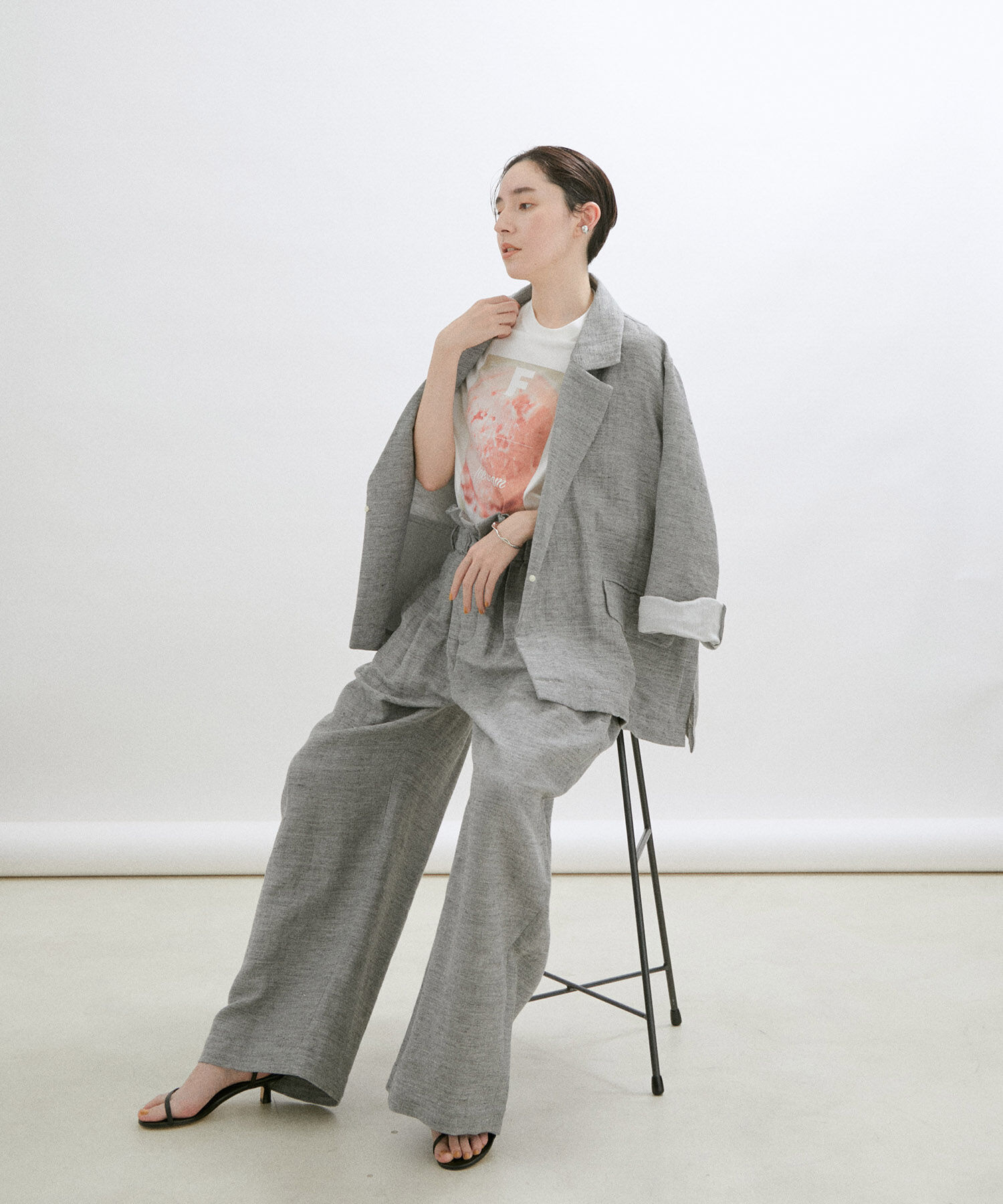 SALON adam et rope'「【Sana（サナ）】【セットアップ対応】Shirt jacket」|テーラードジャケット|