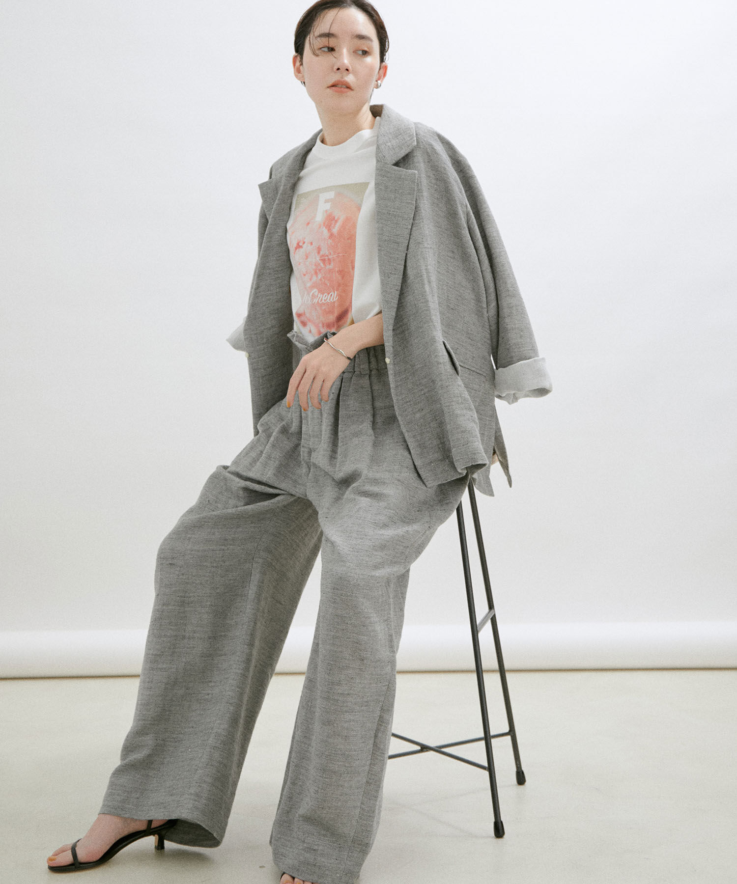 SALON adam et rope'「【Sana（サナ）】【セットアップ対応】Shirt jacket」|テーラードジャケット|