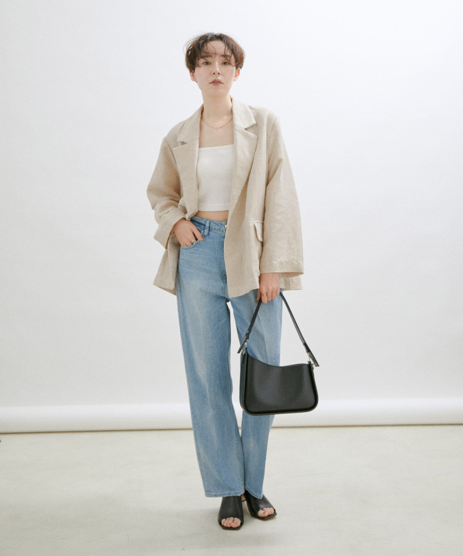 SALON adam et rope'「【Sana（サナ）】【セットアップ対応】Shirt jacket」|テーラードジャケット|