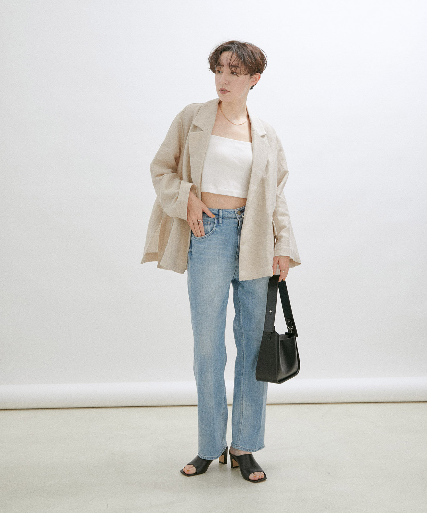 SALON adam et rope'「【Sana（サナ）】【セットアップ対応】Shirt jacket」|テーラードジャケット|