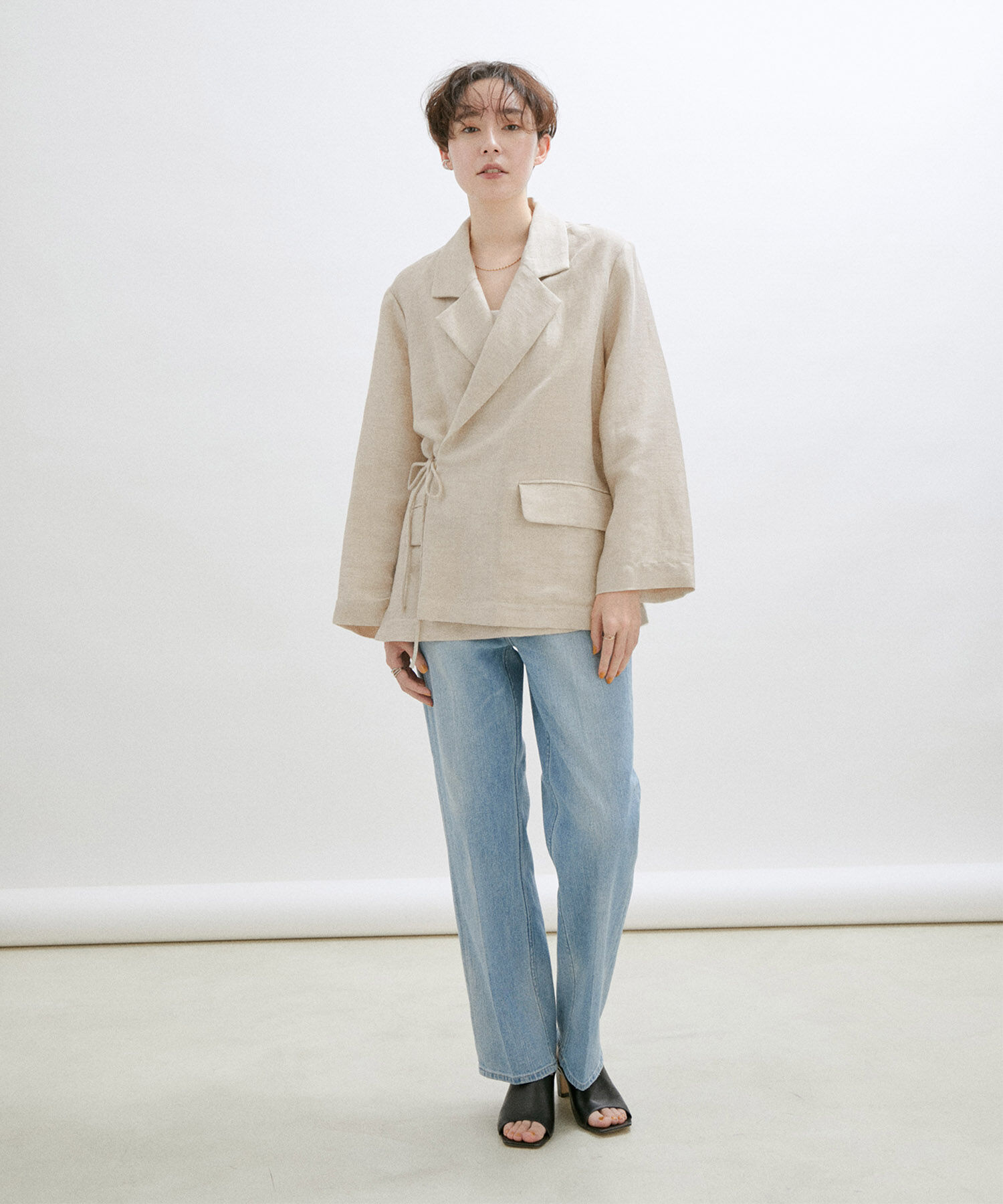 SALON adam et rope'「【Sana（サナ）】【セットアップ対応】Shirt jacket」|テーラードジャケット|