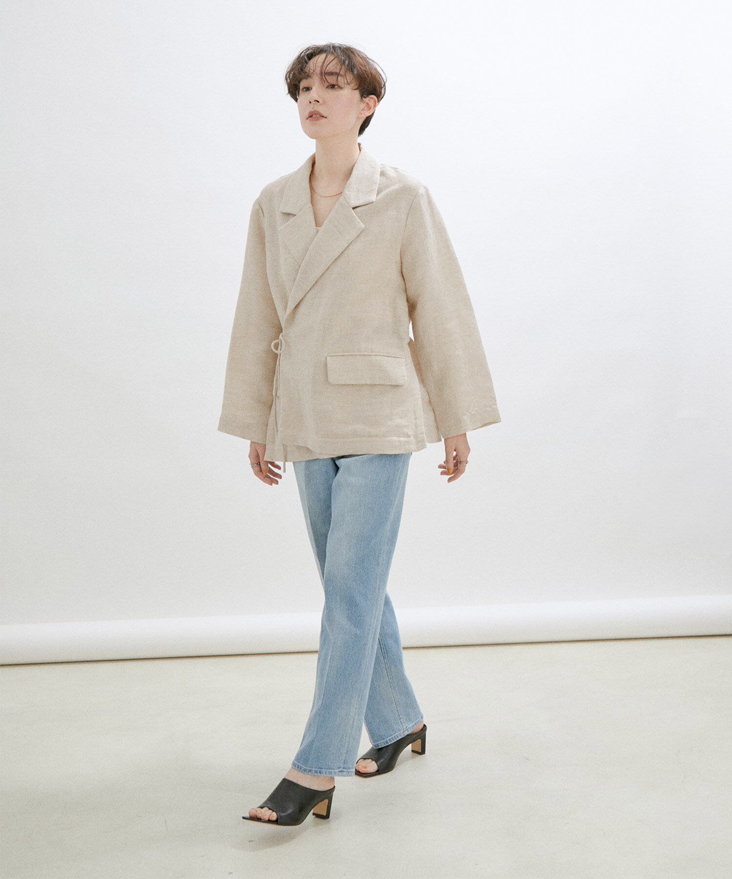 SALON adam et rope'「【Sana（サナ）】【セットアップ対応】Shirt jacket」|テーラードジャケット|