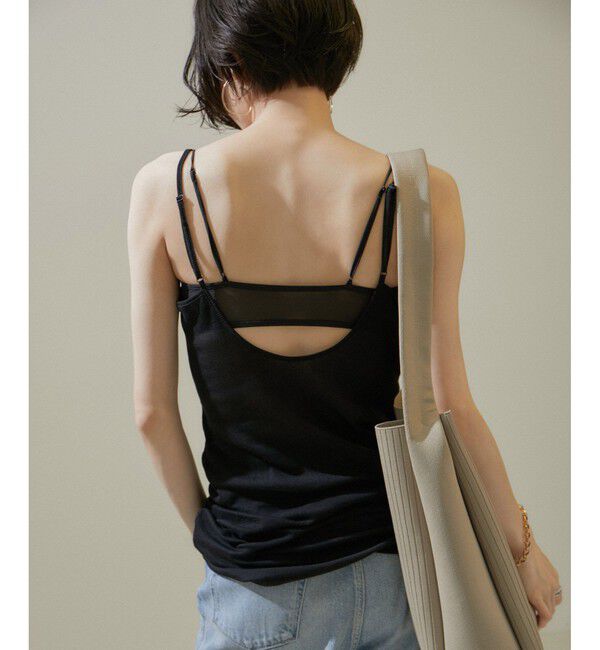 SALON adam et rope'「nu=layerキャットイヤーキャミソール/キャミワンピース」|キャミソール|