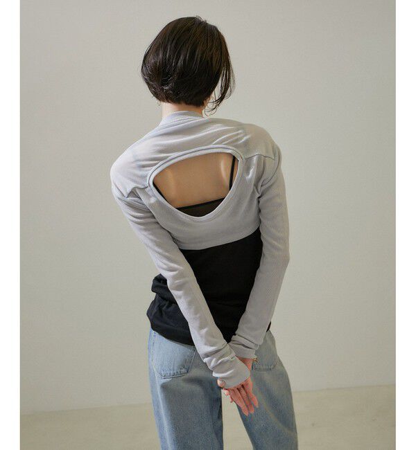 SALON adam et rope'「nu=layerキャットイヤーキャミソール/キャミワンピース」|キャミソール|