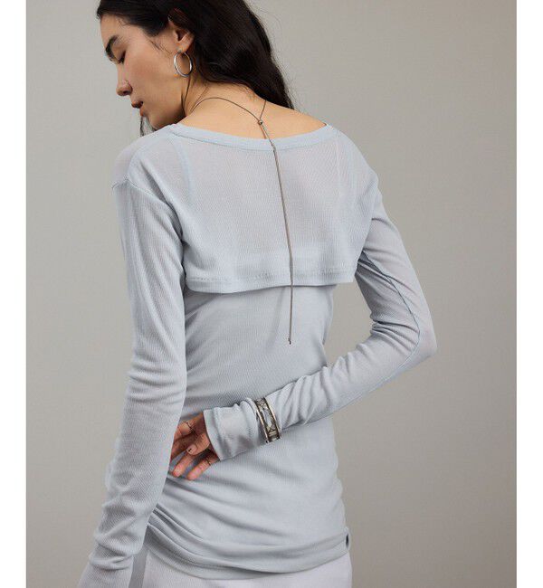 SALON adam et rope'「nu=layerキャットイヤーキャミソール/キャミワンピース」|キャミソール|