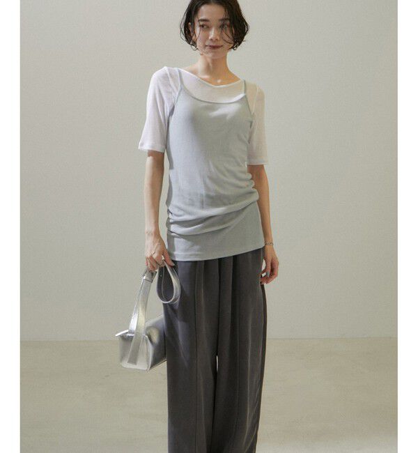 SALON adam et rope'「nu=layerキャットイヤーキャミソール/キャミワンピース」|キャミソール|