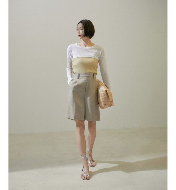 SALON adam et rope'「nu=layerキャットイヤーキャミソール/キャミワンピース」|キャミソール|