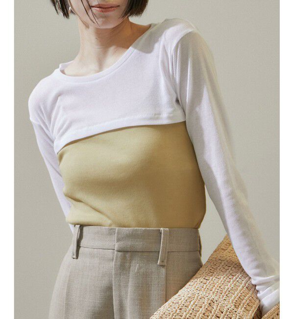 SALON adam et rope'「nu=layerキャットイヤーキャミソール/キャミワンピース」|キャミソール|