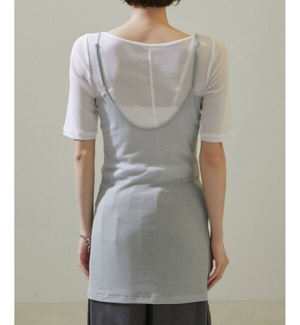 SALON adam et rope'「nu=layerキャットイヤーキャミソール/キャミワンピース」|キャミソール|