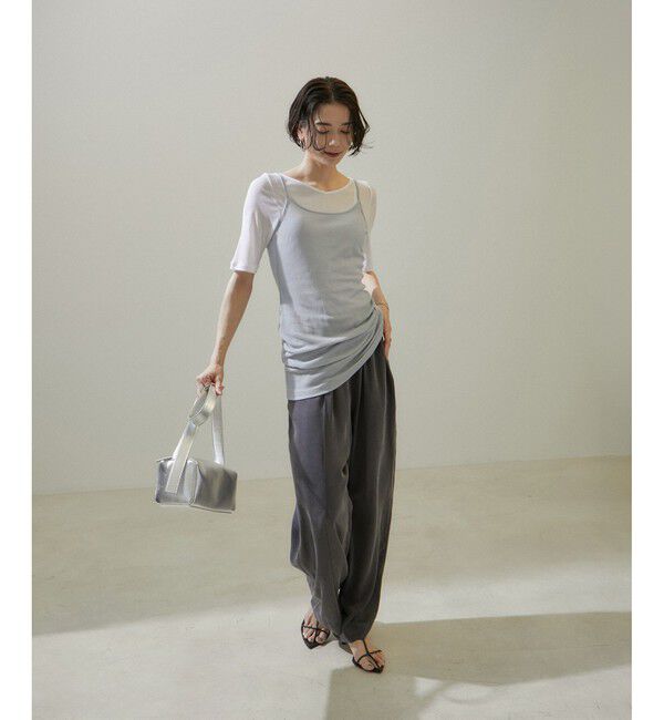 SALON adam et rope'「nu=layerキャットイヤーキャミソール/キャミワンピース」|キャミソール|