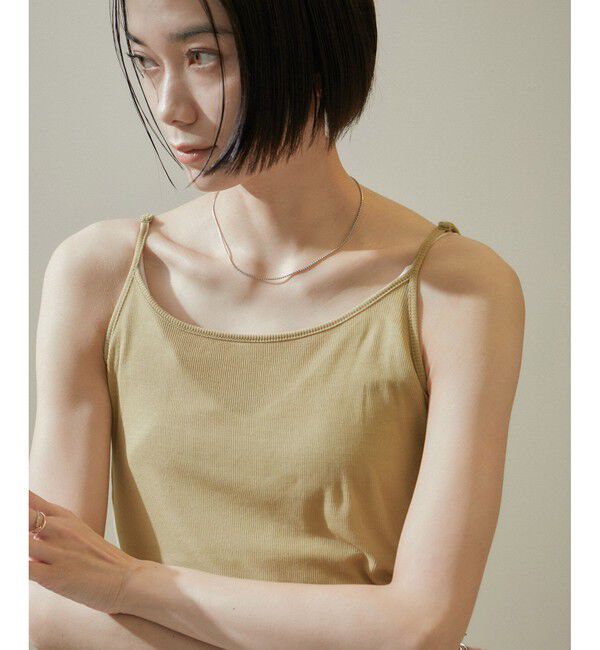 SALON adam et rope'「nu=layerキャットイヤーキャミソール/キャミワンピース」|キャミソール|イエロー(80)