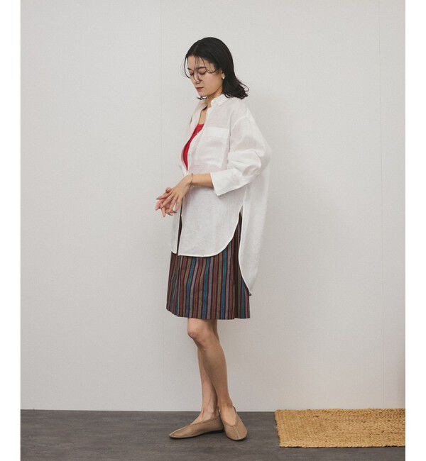 SALON adam et rope'「プリマベールファームリーリブタンクトップ［UVケア・洗える］」|タンクトップ|