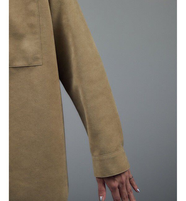 SALON adam et rope'「Ultrasuede(R)オーバーシャツ / セットアップ対応」|シャツ・ブラウス|