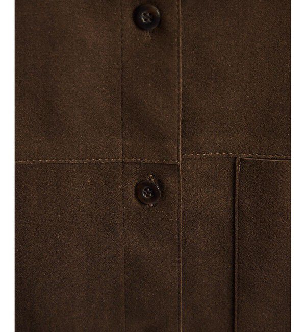 SALON adam et rope'「Ultrasuede(R)オーバーシャツ / セットアップ対応」|シャツ・ブラウス|
