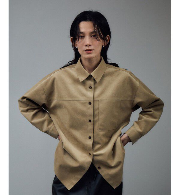 SALON adam et rope'「Ultrasuede(R)オーバーシャツ / セットアップ対応」|シャツ・ブラウス|
