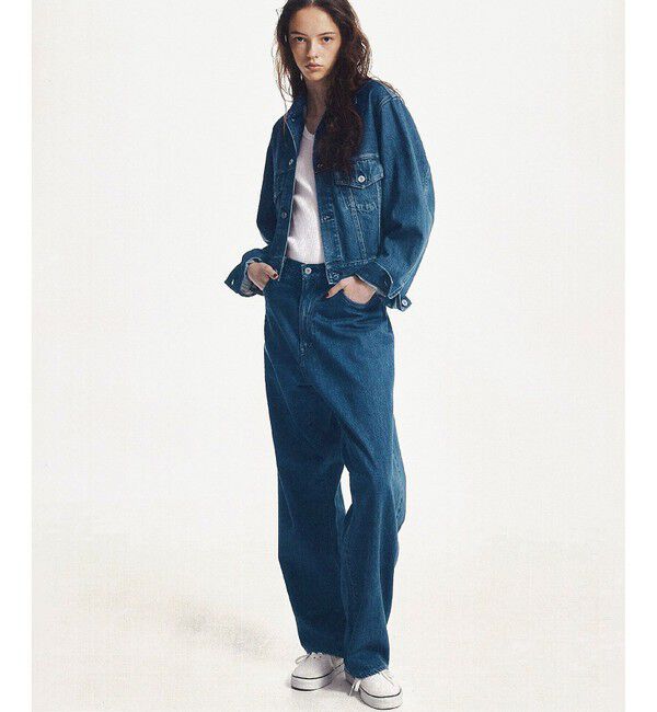 SALON adam et rope'「【KURO for SALON（クロ）】別注クロスデニムパンツ」|デニム|