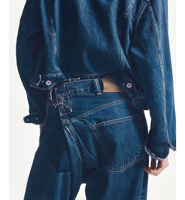 SALON adam et rope'「【KURO for SALON（クロ）】別注クロスデニムパンツ」|デニム|