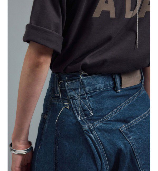 SALON adam et rope'「【KURO for SALON（クロ）】別注クロスデニムパンツ」|デニム|