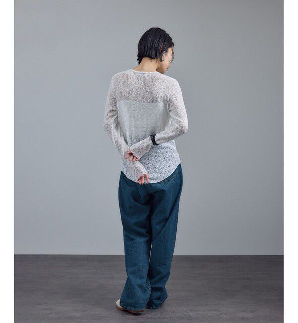 SALON adam et rope'「【KURO for SALON（クロ）】別注クロスデニムパンツ」|デニム|