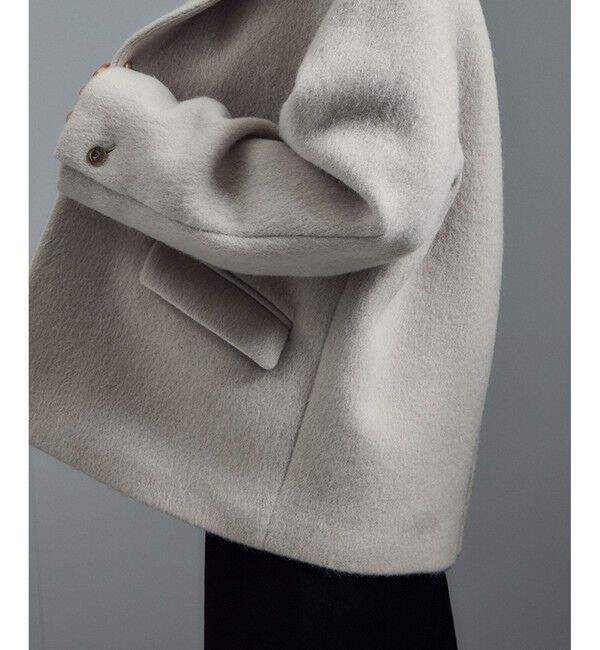 SALON adam et rope'「【WEB限定】キッドモヘヤシャギージャケット / シャギーコート」|その他|