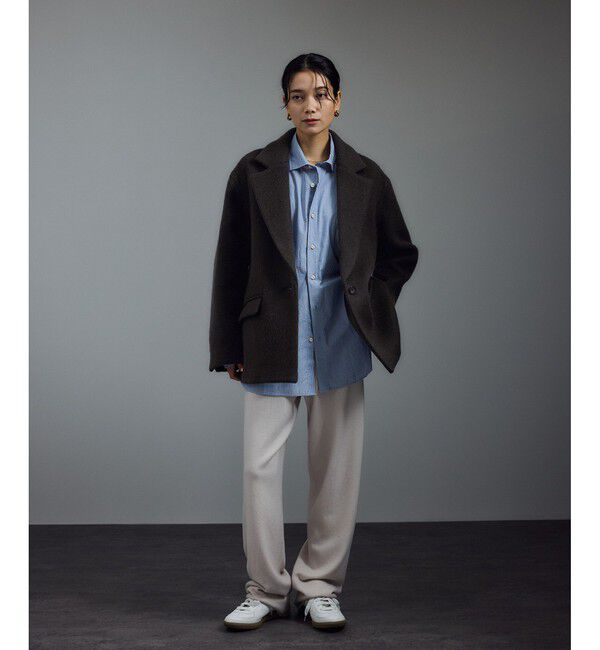 SALON adam et rope'「【WEB限定】キッドモヘヤシャギージャケット / シャギーコート」|その他|