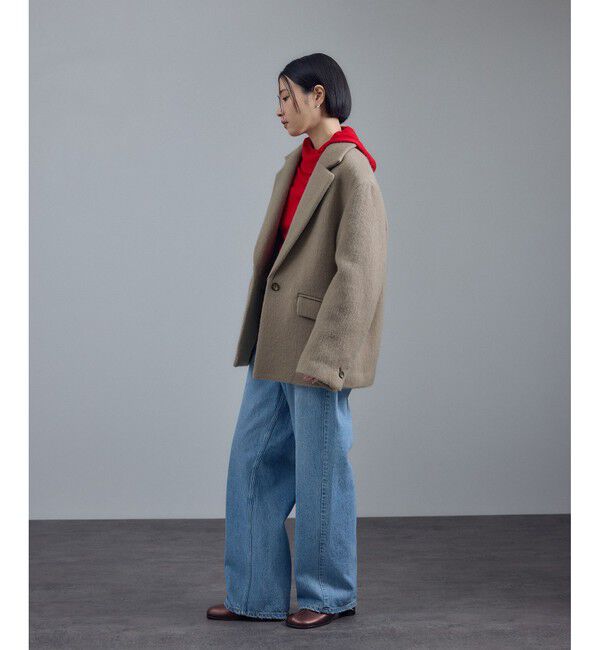 SALON adam et rope'「【WEB限定】キッドモヘヤシャギージャケット / シャギーコート」|その他|