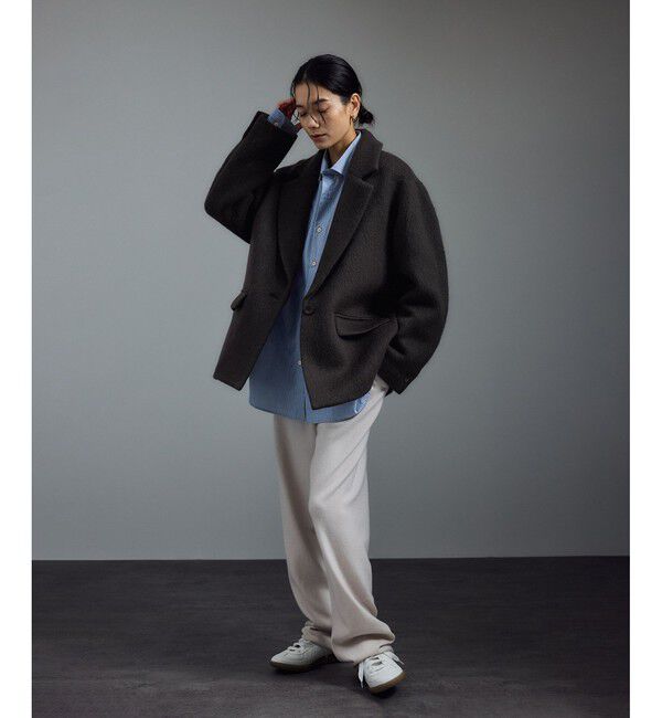 SALON adam et rope'「【WEB限定】キッドモヘヤシャギージャケット / シャギーコート」|その他|