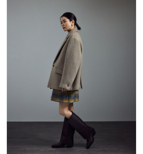 SALON adam et rope'「【WEB限定】キッドモヘヤシャギージャケット / シャギーコート」|その他|
