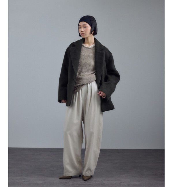 SALON adam et rope'「【WEB限定】キッドモヘヤシャギージャケット / シャギーコート」|その他|