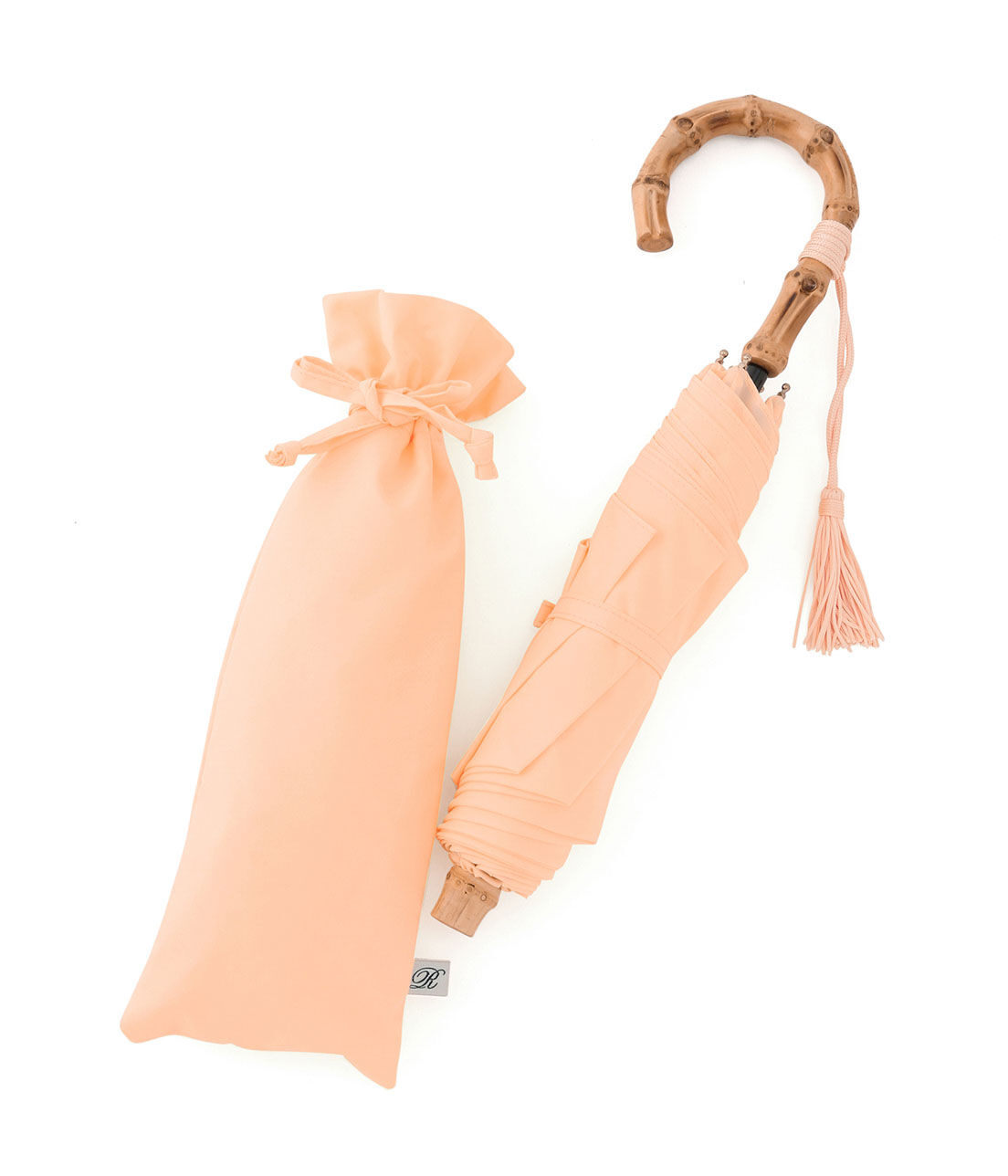 ROPE「【ROPE'】【晴雨兼用】バンブーハンドルコンパクトアンブレラ」|傘|