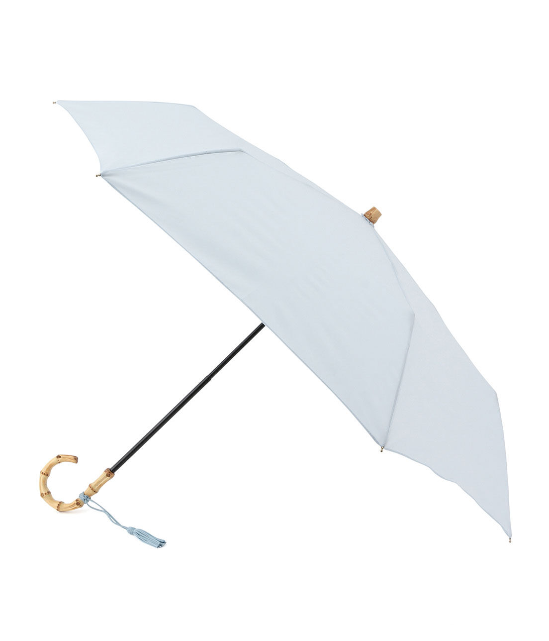 ROPE「【ROPE'】【晴雨兼用】バンブーハンドルコンパクトアンブレラ」|傘|