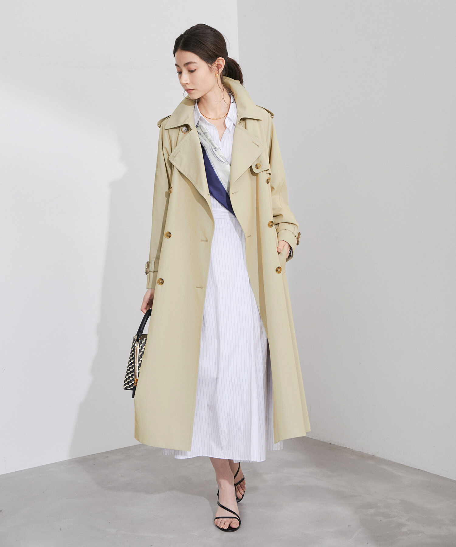 ROPE「ベーシックトレンチコート」|トレンチコート|