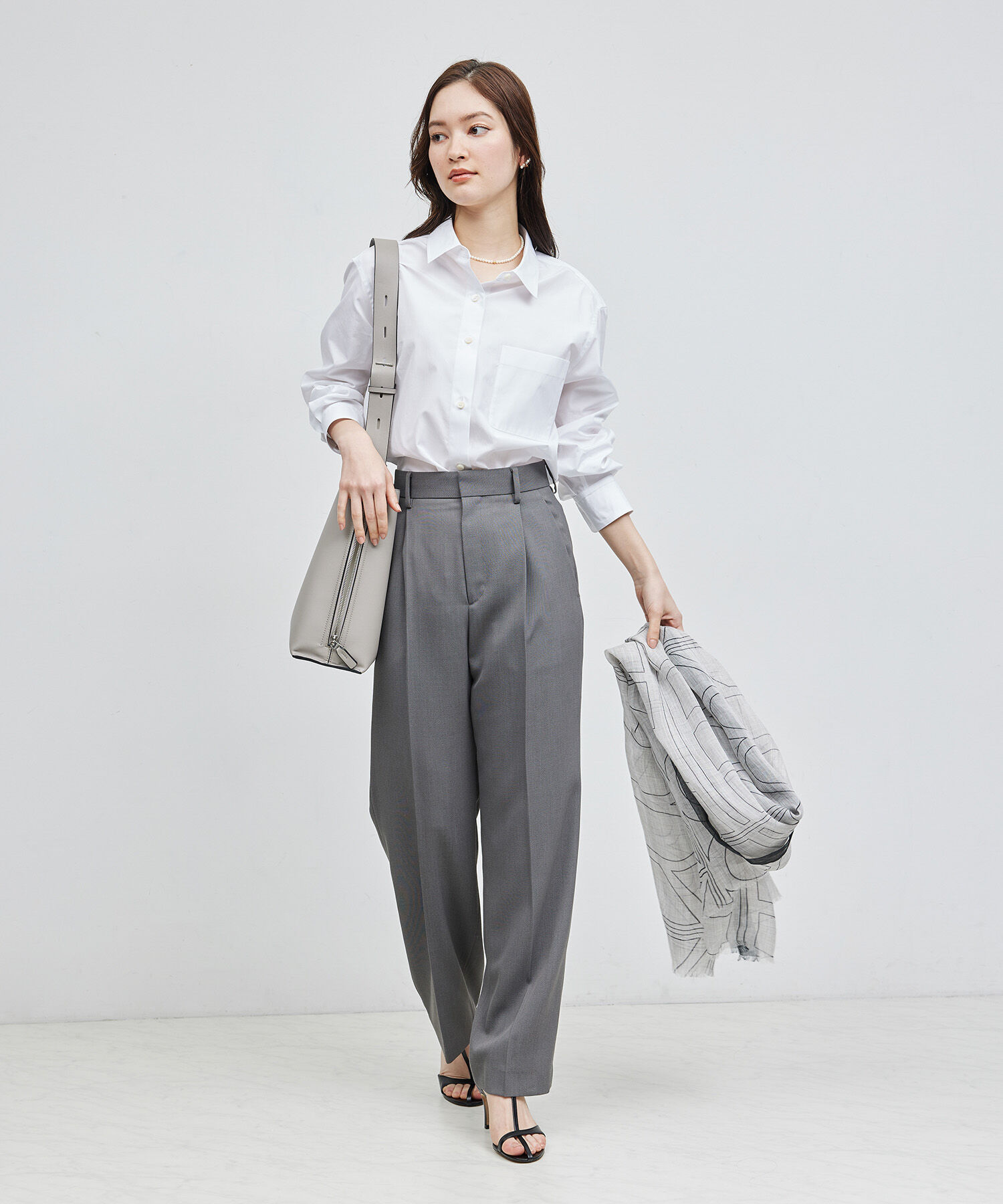 ROPE「【THOMAS MASON（トーマスメイソン）】レギュラーカラーシャツ【雑誌掲載】」|シャツ・ブラウス|