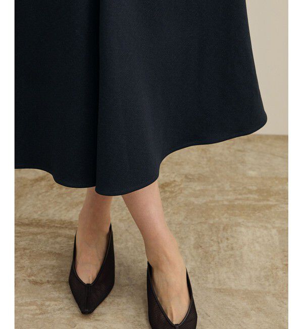 ROPE「【洗える】ジャガードニットスカート（梨地スカート）/セットアップ対応」|スカート|