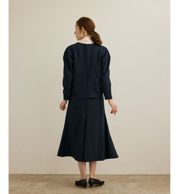 ROPE「【洗える】ジャガードニットスカート（梨地スカート）/セットアップ対応」|スカート|