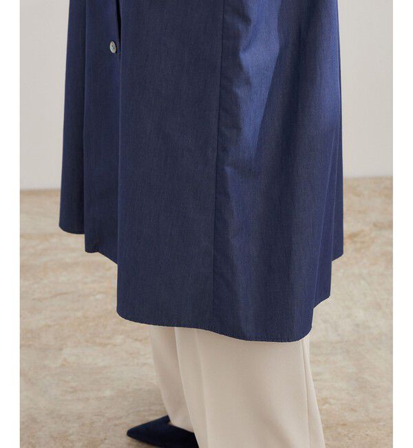 ROPE「【洗える】シャツワンピース（無地・ストライプ）」|ワンピース|