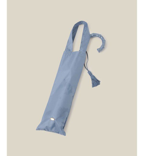 ROPE「【晴雨兼用・高機能】２段式開閉 折りたたみバンブーパラソル【UVカット/遮光・遮熱・防水効果】」|傘|