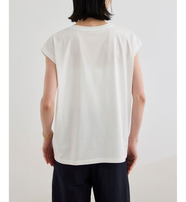 ROPE「【Kei Nagayama for ROPE'】プリント ノースリーブTEE【接触冷感・洗濯耐久あり】」|Tシャツ・カットソー|