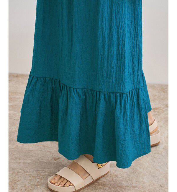 ROPE「【WEB・一部店舗限定】バックシャンティアードワンピース/洗える」|ワンピース|