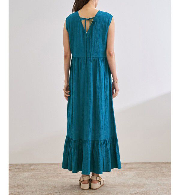 ROPE「【WEB・一部店舗限定】バックシャンティアードワンピース/洗える」|ワンピース|