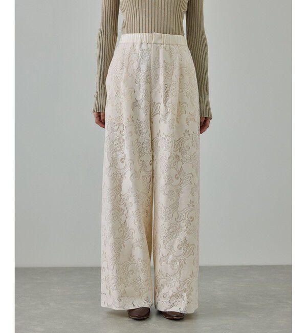 ROPE「フラワーレースイージーパンツ」|その他|