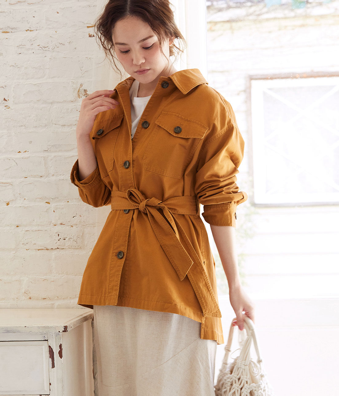 VIS「ボリュームスリーブCPOブルゾン」|ブルゾン・スタジャン|