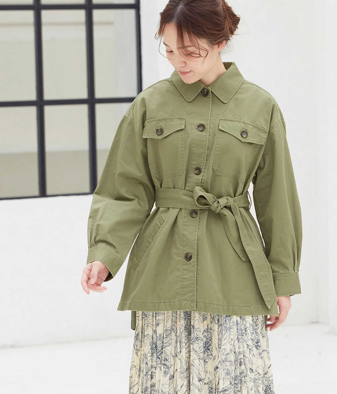 VIS「ボリュームスリーブCPOブルゾン」|ブルゾン・スタジャン|