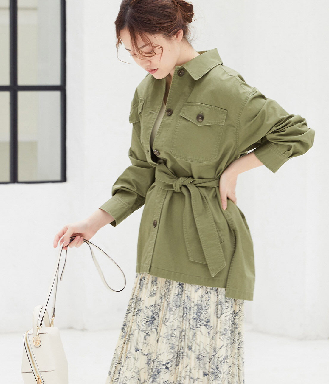 VIS「ボリュームスリーブCPOブルゾン」|ブルゾン・スタジャン|