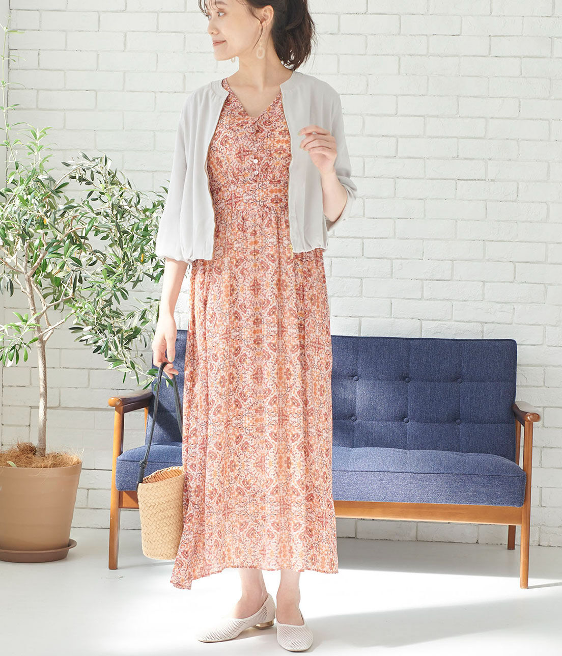 VIS「【UV CARE&COOL TOUCH】ノーカラージップブルゾン」|ブルゾン・スタジャン|