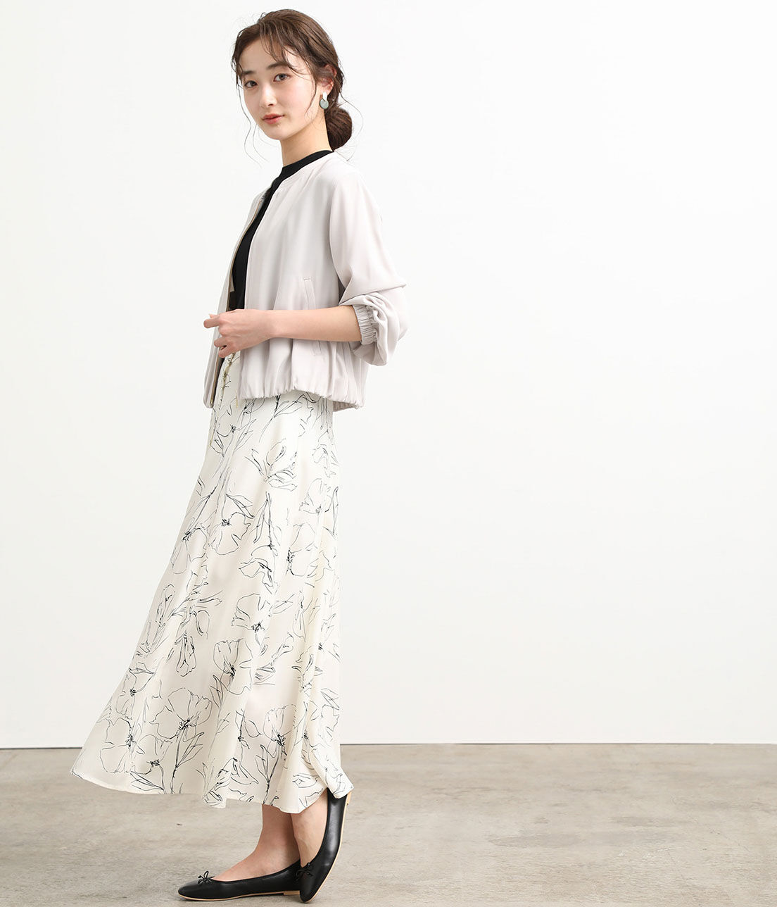 VIS「【UV CARE&COOL TOUCH】ノーカラージップブルゾン」|ブルゾン・スタジャン|