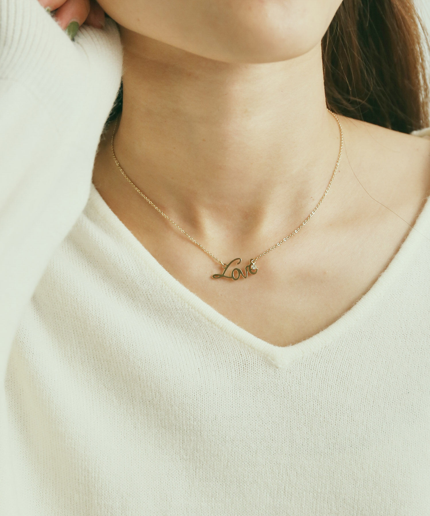 VIS「さり気なくキラっと。メッセージネックレス」|ネックレス|