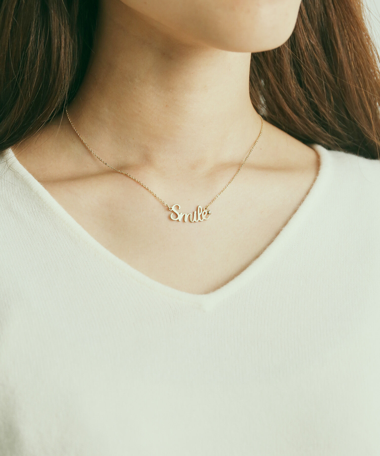 VIS「さり気なくキラっと。メッセージネックレス」|ネックレス|