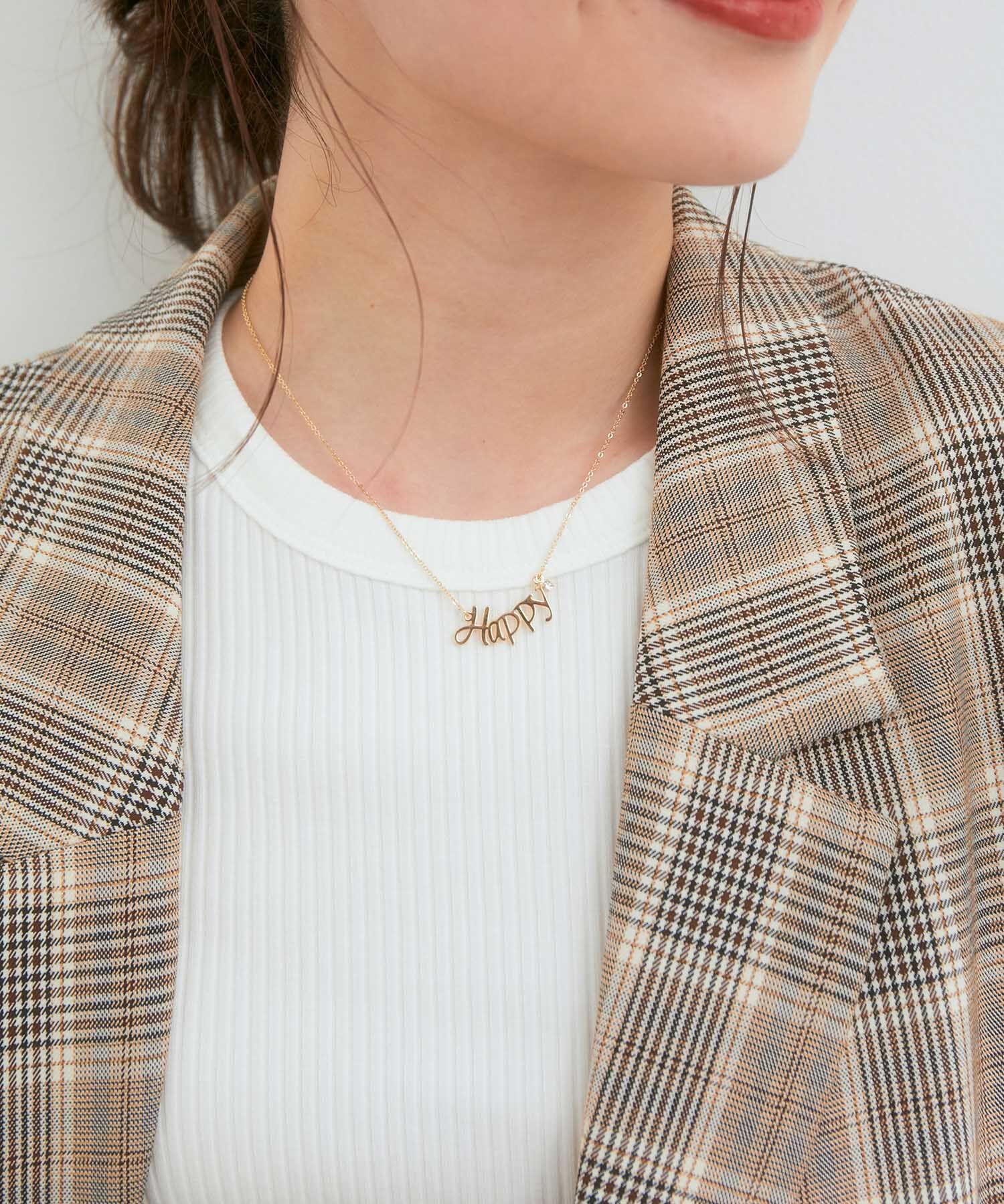 VIS「さり気なくキラっと。メッセージネックレス」|ネックレス|