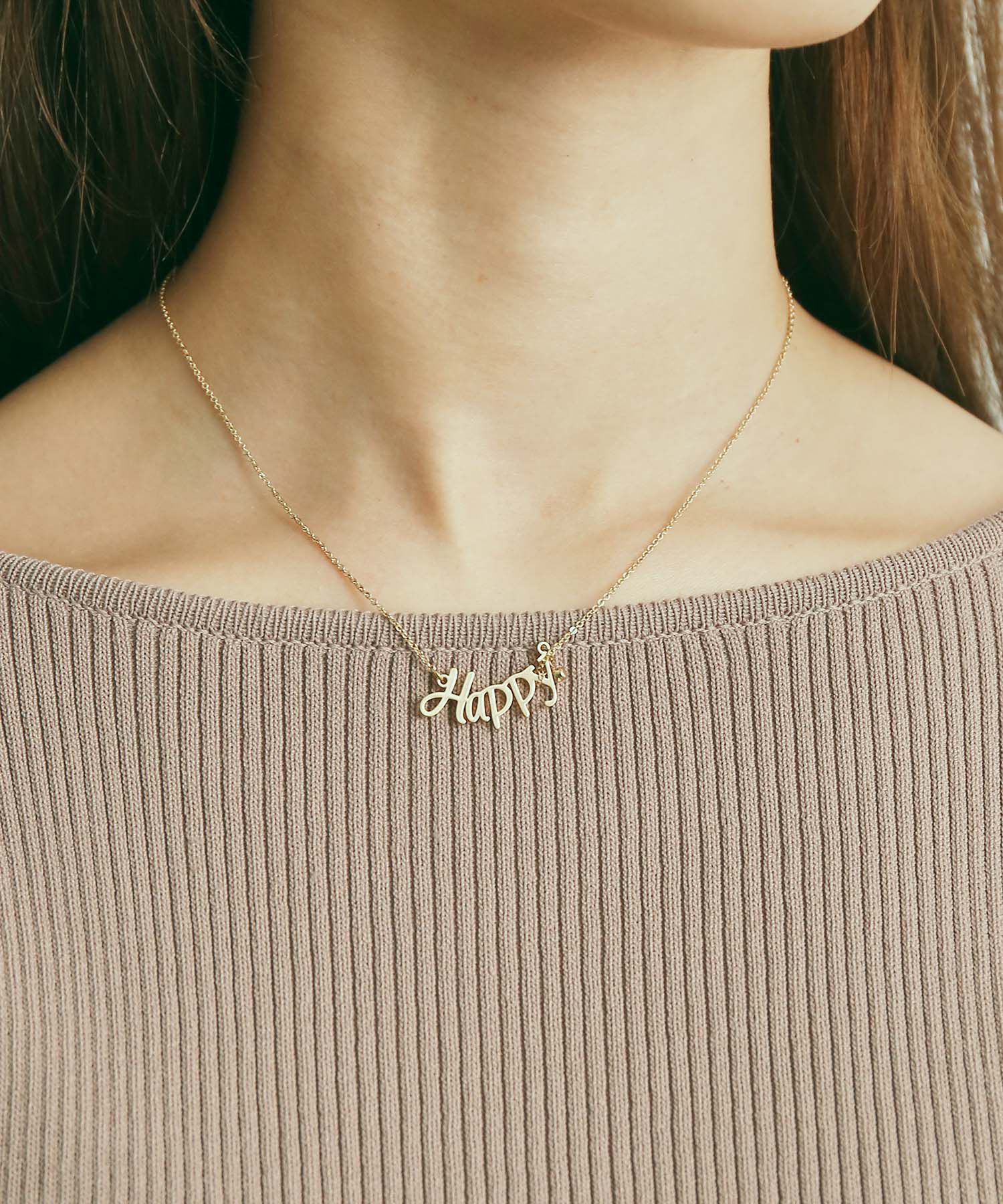 VIS「さり気なくキラっと。メッセージネックレス」|ネックレス|